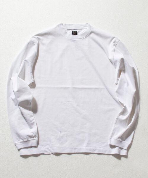 「BATONER」 長袖Tシャツ LARGE ライトパープル メンズ_画像2