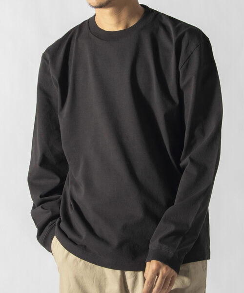 「BATONER」 長袖Tシャツ LARGE ライトパープル メンズ_画像9