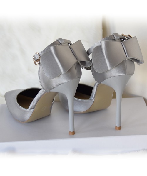 Lace Ladies（レースレディース） パンプス バックリボンポインテッド