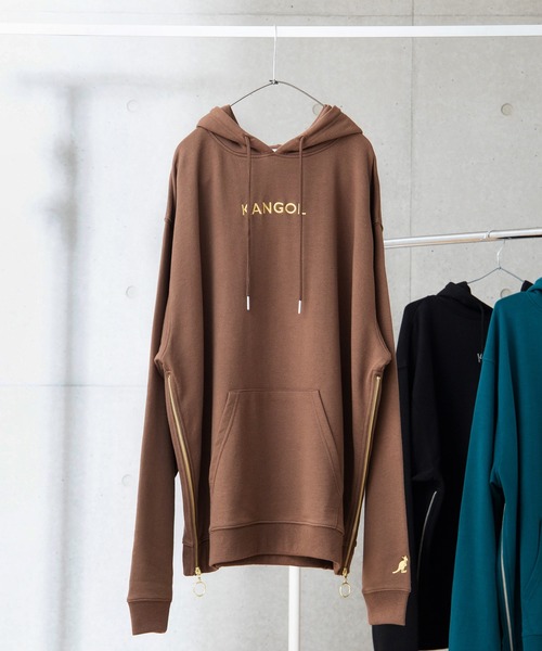 KANGOL（カンゴール） パーカー Wサイドリングジップ プルオーバー