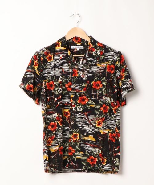 STYLEBLOCK シャツ レーヨンオープンカラーアロハシャツ メンズ
