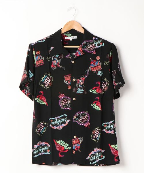 STYLEBLOCK シャツ レーヨンオープンカラーアロハシャツ メンズ