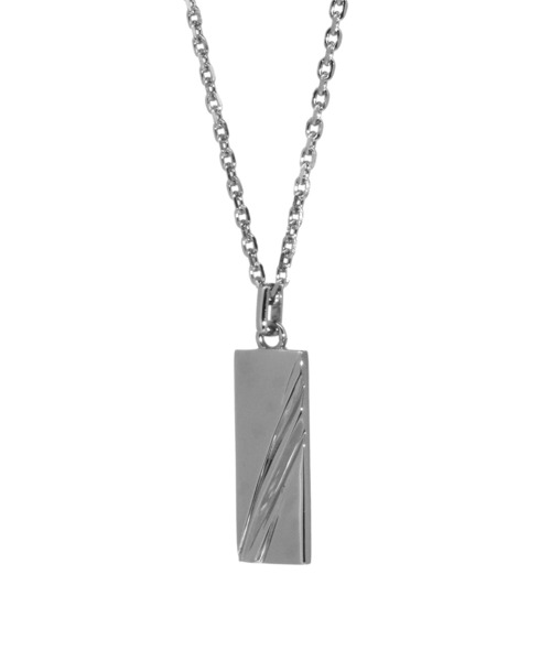 限定展開 “LH-1”ツイストロッドネックレス ブラックライン316L 限定展開】LH-1 ツイストロッドネックレス/サージカルステンレス