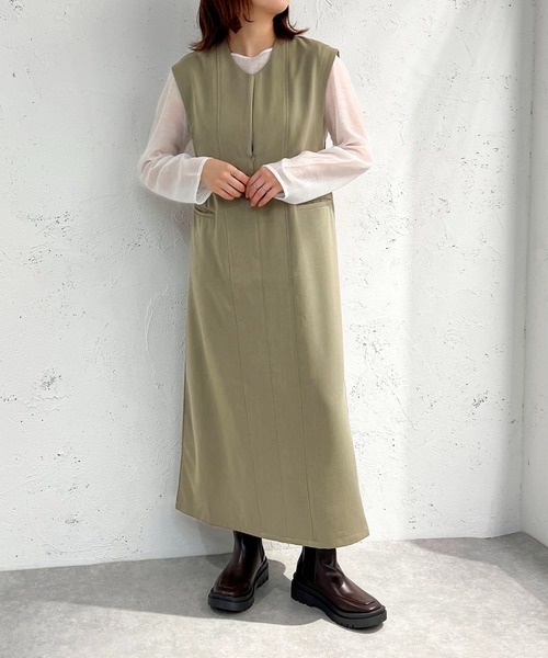 apres jour mignon（アプレジュールミニョン） ワンピース ジップ付き