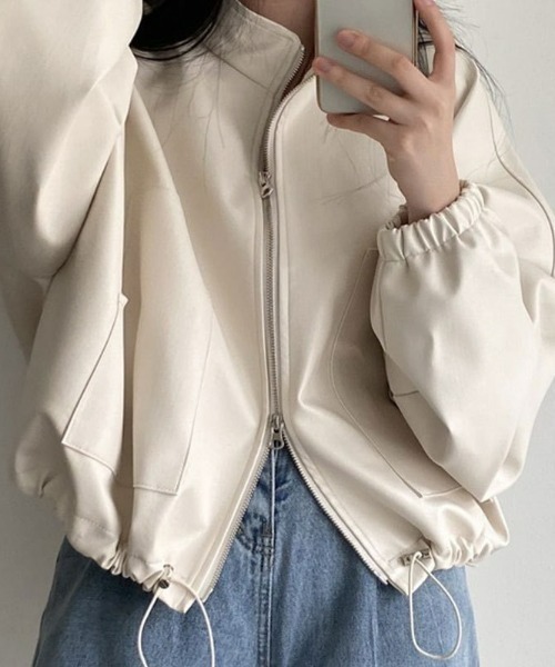 LACーVERT コート アウター オーバーサイズフェイクレザージャケット