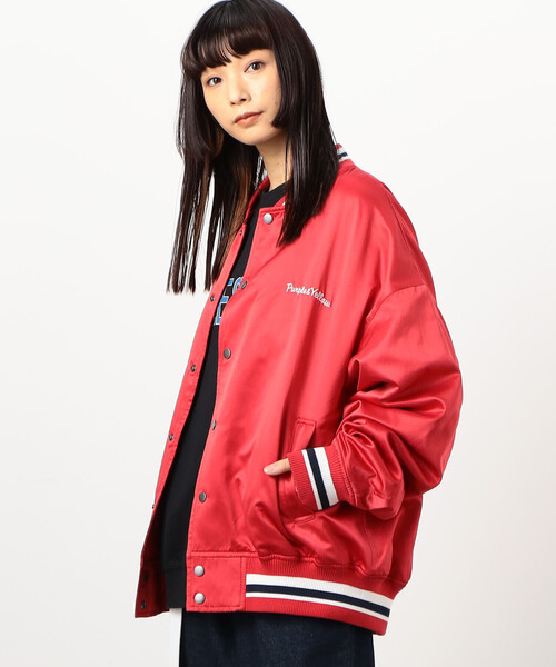 Purple&Yellow（パープルアンドイエロー） ブルゾン アウター サテン