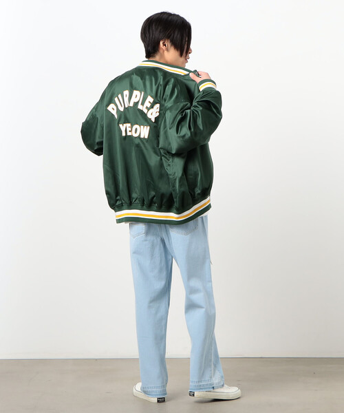 Purple&Yellow（パープルアンドイエロー） ブルゾン アウター サテン