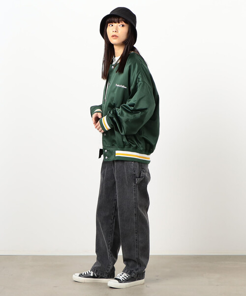 Purple&Yellow（パープルアンドイエロー） ブルゾン アウター サテン