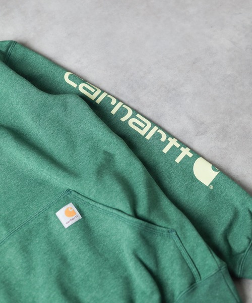 Carhartt パーカー CarharttSLEEVE LOGO HOODED SWEAT