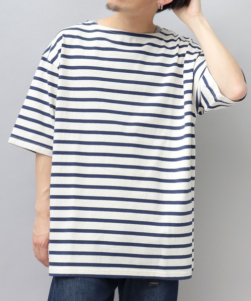 Goodwear（グッドウェア） tシャツ USAコットン ボーダー 半袖 バスク
