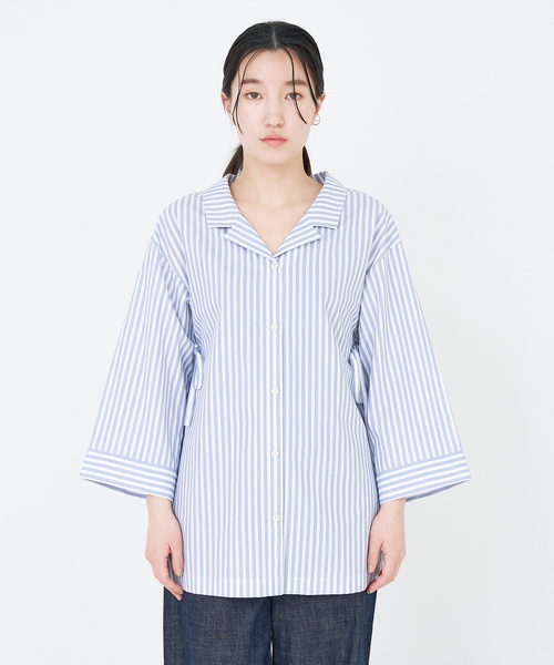 collex（コレックス） シャツ ブラウス 「手洗い可」バックギャザー