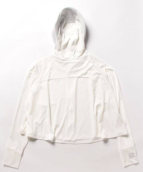 COO+i パーカー UPF50+ 冷感ツバ付きUVカットパーカー ショート