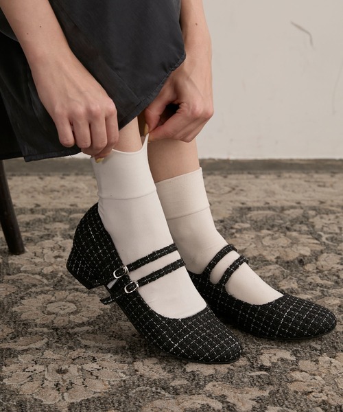 BONLECILL noir バレエシューズ パンプス 「BONLECILL noir