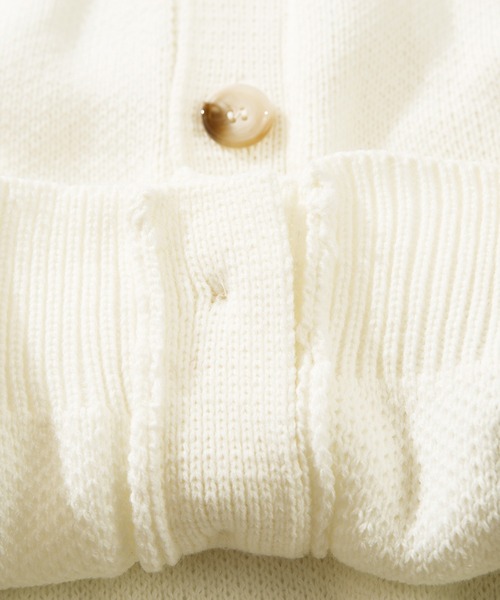 カーディガン HOOK -original- 激カワ サガラ刺繍猫柄Vネック