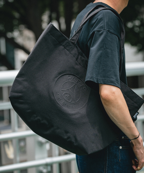 トートバッグ 「Paris Saint-Germain」エンブレム メンズ