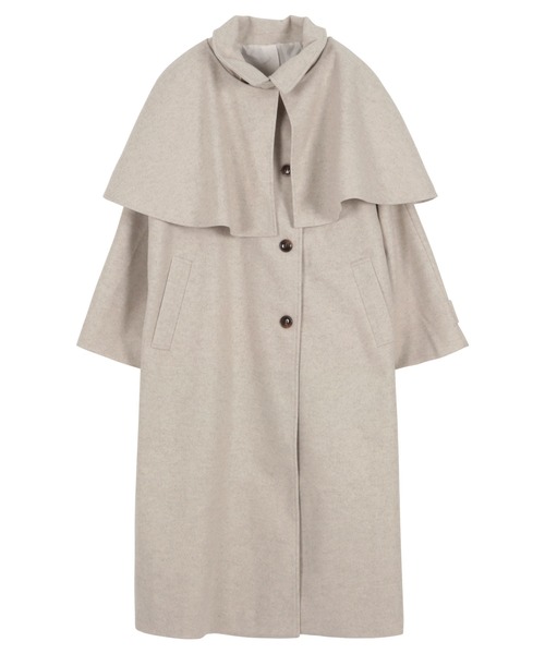 KOBE LETTUCE（神戸レタス） ステンカラーコート コート ケープ