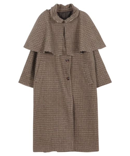 KOBE LETTUCE（神戸レタス） ステンカラーコート コート ケープ