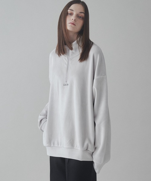 LUCY（ルーシー） トレーナー スウェット LUCY/マイクロシャギーハーフ