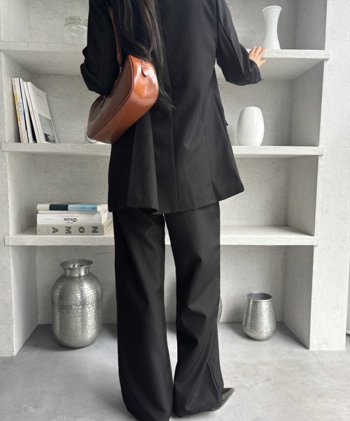 未使用級‼️MINIMAS（ミニマス）セットアップ ローランド ジャケット パンツ 2点セット＞ラウンドヘムジャケットセットアップ - ベルーナ【公式】