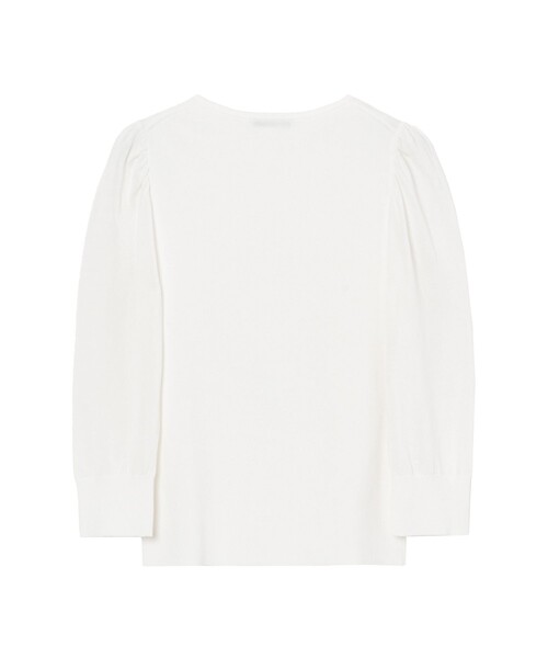 ANAYI（アナイ） ニット セーター シアースリーブギャザー プル