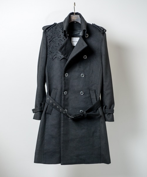 BUFFALO BOBS」 トレンチコート 2-3 ブラック メンズ : 81649219  