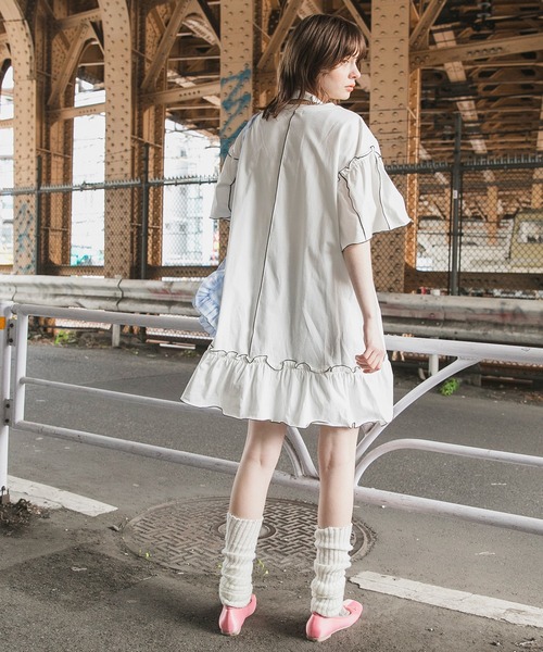 morphose / フリル姫袖ボレロ サイズ1 ブルーグレー H-25-05-12-036-ME-TO-NS-ZH metamorphose / 着物袖レースボレロ Free オフ H-25-07-23-037