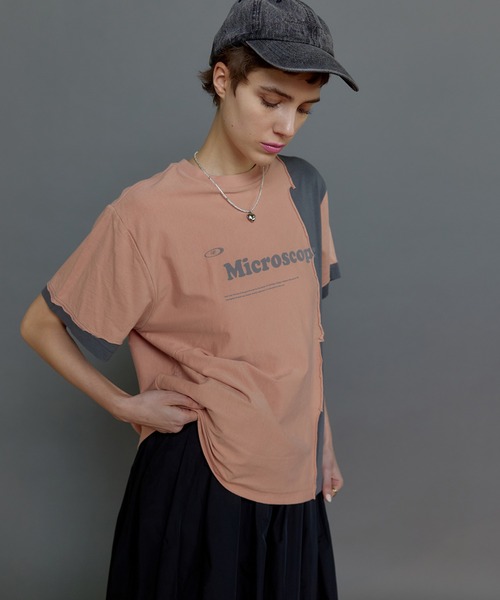 MAISON SPECIAL tシャツ Microscopic T-shirt/MicroscopicT