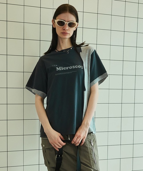 MAISON SPECIAL（メゾンスペシャル） tシャツ 半袖 Microscopic T