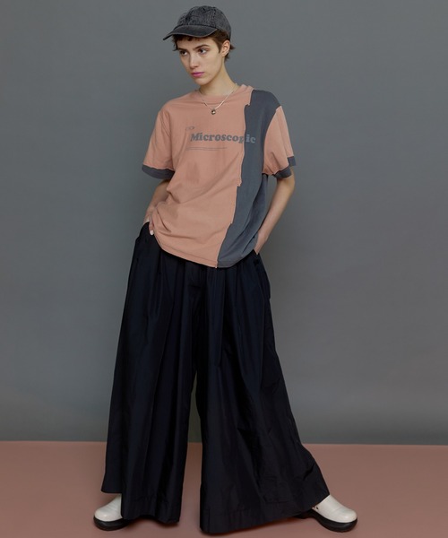 tシャツ Microscopic T-shirt/MicroscopicTシャツ「MAISON SPECIAL/メゾンスペシャル」 レディース MAISON SPECIAL tシャツ Microscopic T-shirt/MicroscopicT