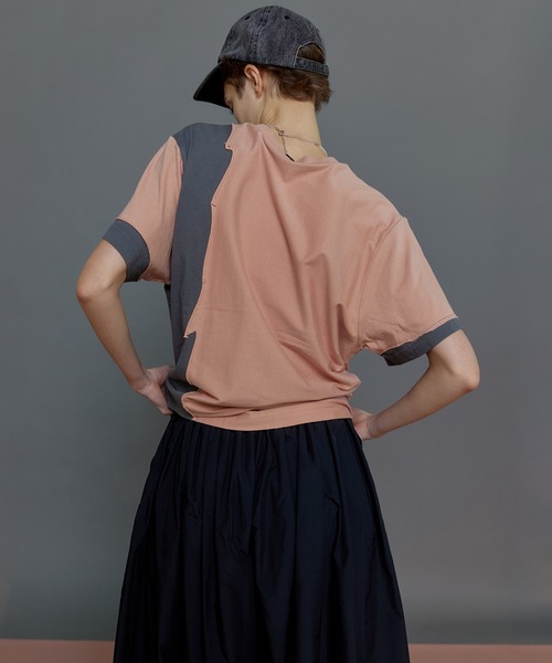 MAISON SPECIAL カットソー　 ケミカル　Tシャツ MAISON SPECIAL（メゾンスペシャル）の「Front Tuck Chemical