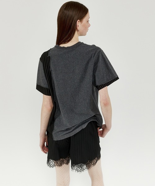 tシャツ Microscopic T-shirt/MicroscopicTシャツ「MAISON SPECIAL/メゾンスペシャル」 レディース MAISON SPECIAL tシャツ Microscopic T-shirt/MicroscopicT
