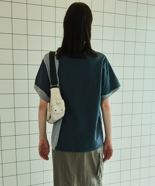 tシャツ Microscopic T-shirt/MicroscopicTシャツ「MAISON SPECIAL/メゾンスペシャル」 レディース MAISON SPECIAL tシャツ Microscopic T-shirt/MicroscopicT