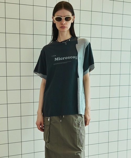 MAISON SPECIAL tシャツ Microscopic T-shirt/MicroscopicT