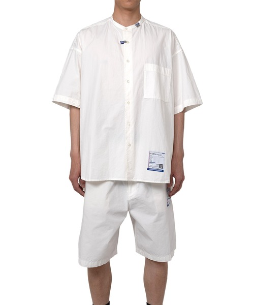 in・stru（men-tal）. 七分袖 シャツ Typewriter cloth Half-sleeve