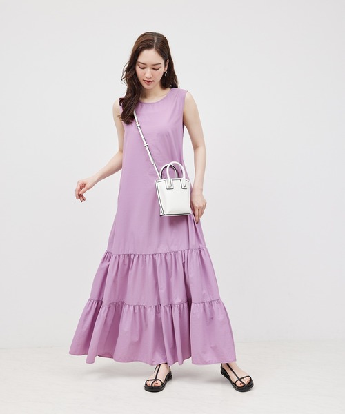 entre'e ROPE' ワンピース 「ZOZOTOWN限定」ノースリーブティアード