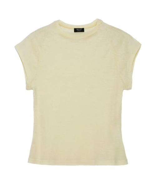 tシャツ 「IRIS 47」sheer capsleeve tops　シアー キャップスリーブトップス レディース IRIS47 tシャツ 「IRIS 47」sheer capsleeve tops シアー