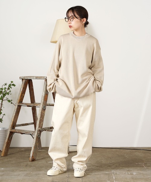 ROOP TOKYO セーター ニット モチモチニット 無地 クルーネック/ニット