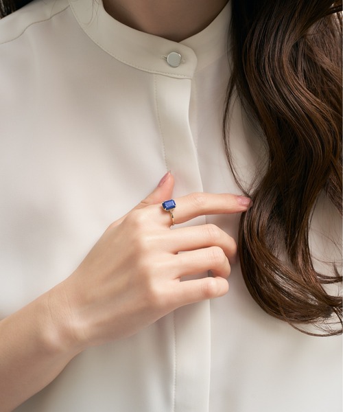 Jewel closet by L&Co. 指輪 リング K10 カラーストーン リング 6x8