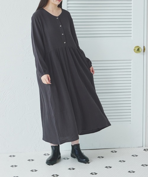 pairmanon（ペアマノン） ワンピース 「ママサイズ」ダブルガーゼ