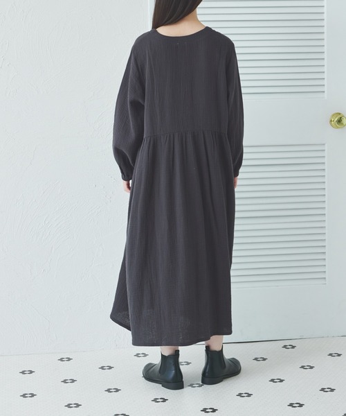 pairmanon ワンピース 「ママサイズ」ダブルガーゼ マタニティ