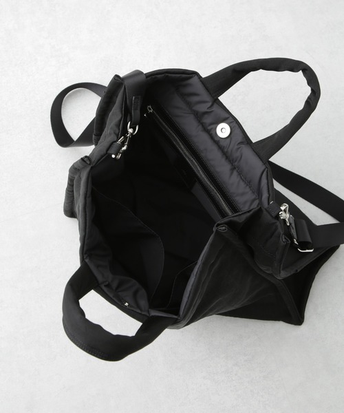 美品　ITTI 2WAYトートバッグ 強撥水加工 47cm×41cm マチ無黒 ITTI (イッチ) | TOTE BAG (トートバッグ) | カバン かばん 鞄