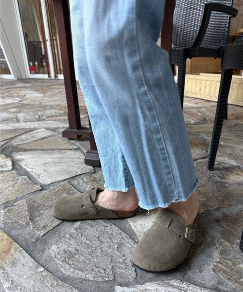 StyleSea（スタイルシー） サンダル スエードクロッグサンダル