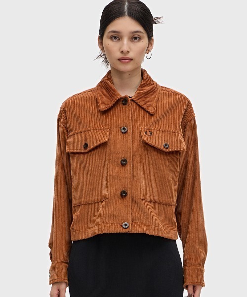LAGUAGEM CORDUROY OVER ブルゾン ブラウン 2/15まで‼️ LAGUA GEM（ラグアジェム）の「CORDUROY OVER ブルゾン（ブルゾン