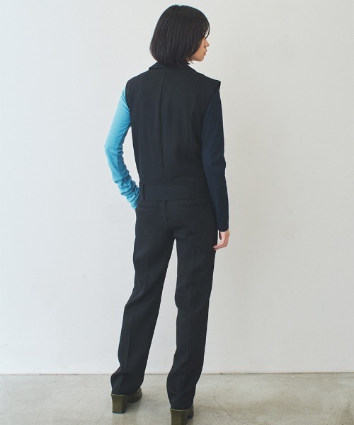 サロペット オーバーオール 「soduk」suiting jumpsuits レディース