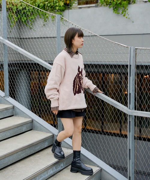 WHIMSIC セーター ニット 「UNISEX/新色追加」モールヤーン