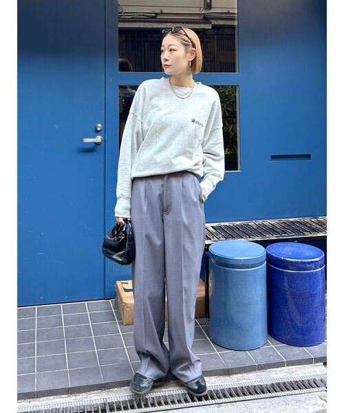 Ungrid パンツ タックストレートパンツ レディース : ZOZOTOWN