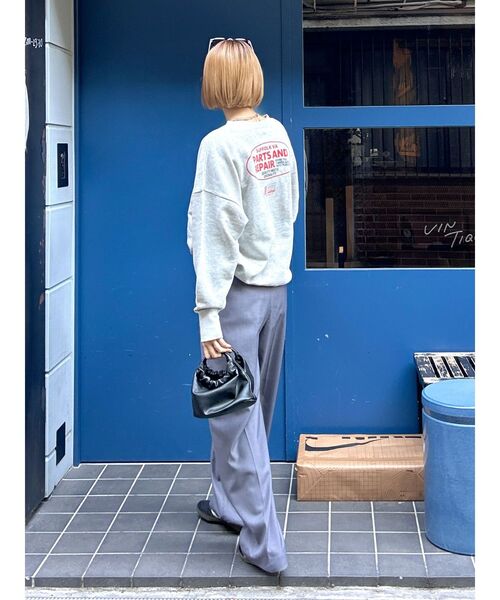 Ungrid（アングリッド） パンツ タックストレートパンツ レディース