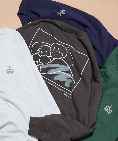 トレーナー スウェット tombonia/トムボニア Sleep with Muck バックプリント クルーネック スウェット メンズ | FREAK'S STORE | 02