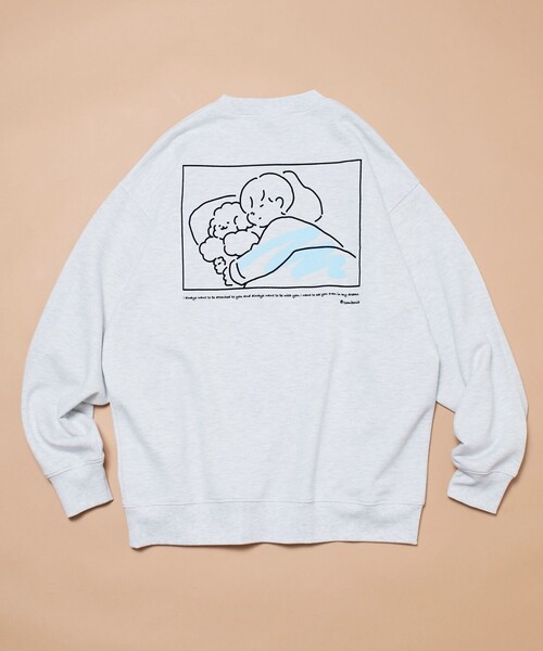 トレーナー スウェット tombonia/トムボニア Sleep with Muck バックプリント クルーネック スウェット メンズ | FREAK'S STORE | 04