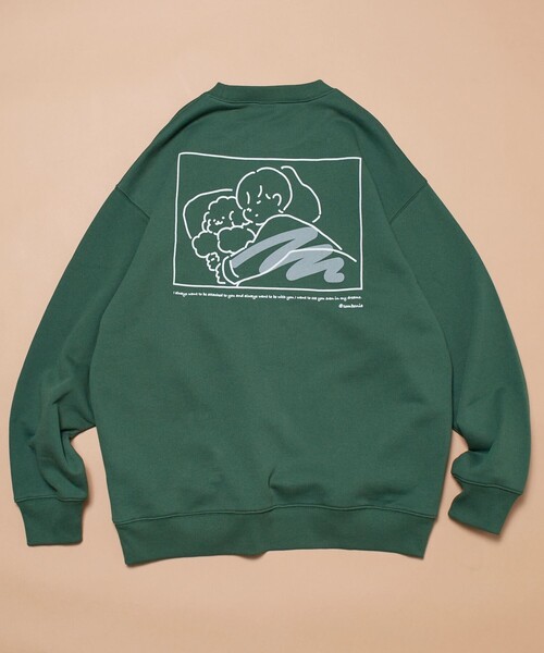 トレーナー スウェット tombonia/トムボニア Sleep with Muck バックプリント クルーネック スウェット メンズ | FREAK'S STORE | 06